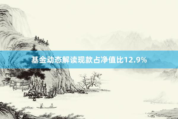 基金动态解读现款占净值比12.9%