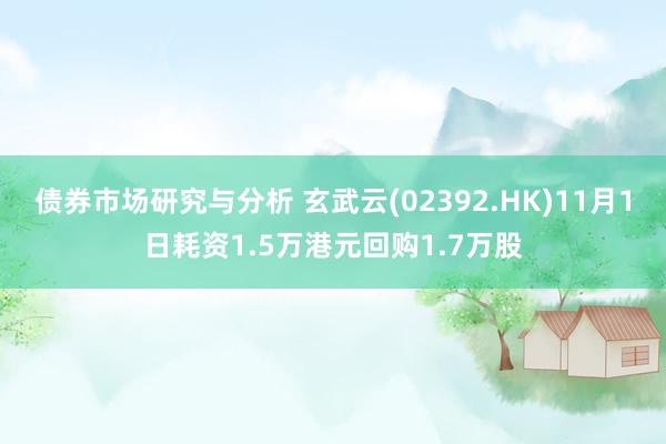 债券市场研究与分析 玄武云(02392.HK)11月1日耗资1.5万港元回购1.7万股