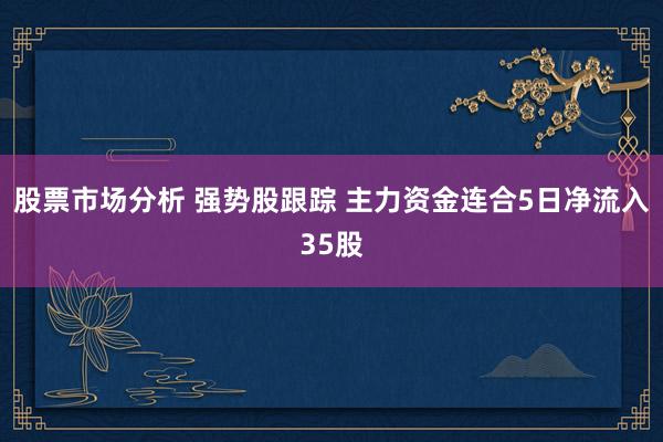 股票市场分析 强势股跟踪 主力资金连合5日净流入35股