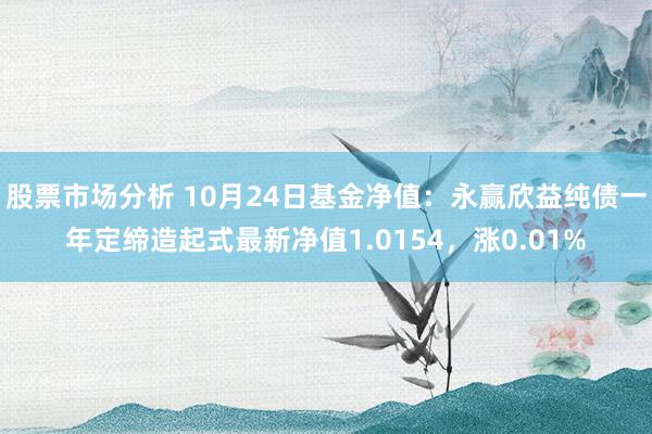 股票市场分析 10月24日基金净值：永赢欣益纯债一年定缔造起式最新净值1.0154，涨0.01%