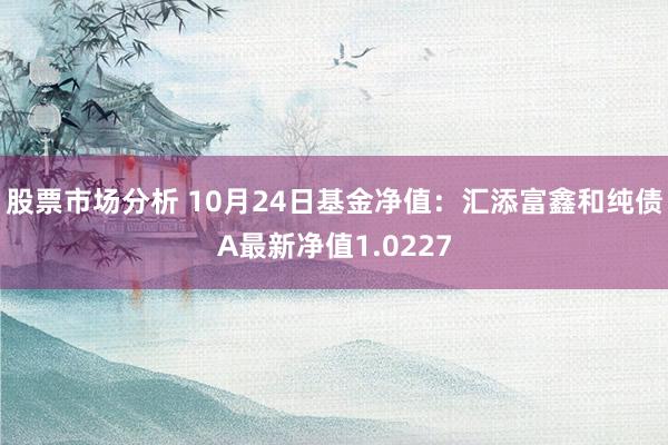 股票市场分析 10月24日基金净值：汇添富鑫和纯债A最新净值1.0227