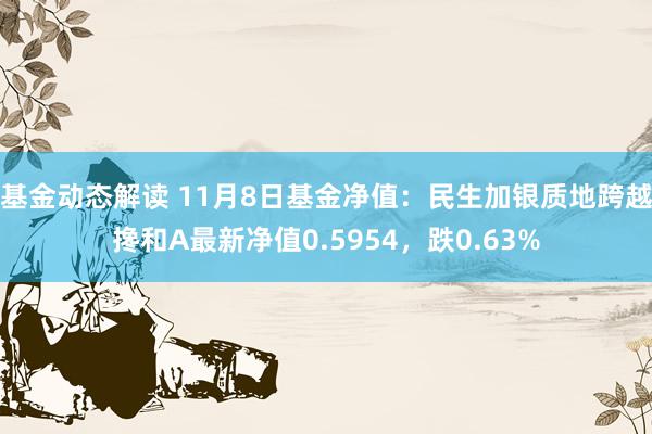 基金动态解读 11月8日基金净值：民生加银质地跨越搀和A最新净值0.5954，跌0.63%