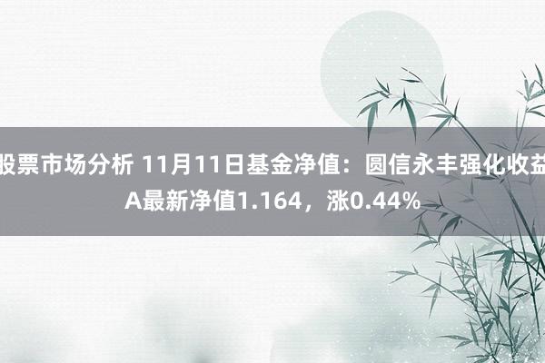 股票市场分析 11月11日基金净值：圆信永丰强化收益A最新净值1.164，涨0.44%