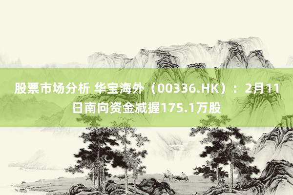 股票市场分析 华宝海外（00336.HK）：2月11日南向资金减握175.1万股