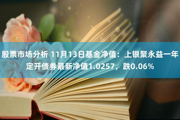 股票市场分析 11月13日基金净值：上银聚永益一年定开债券最新净值1.0257，跌0.06%