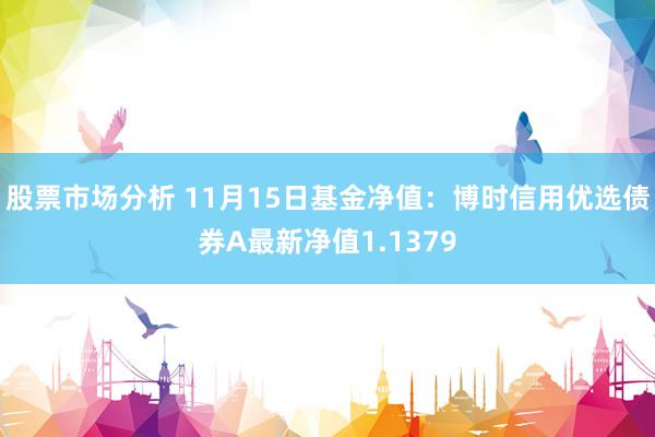 股票市场分析 11月15日基金净值：博时信用优选债券A最新净值1.1379