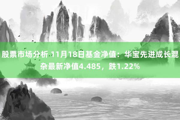 股票市场分析 11月18日基金净值：华宝先进成长混杂最新净值4.485，跌1.22%