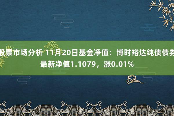 股票市场分析 11月20日基金净值：博时裕达纯债债券最新净值1.1079，涨0.01%