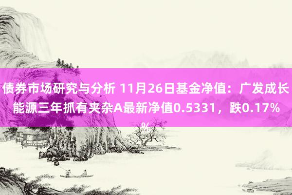 债券市场研究与分析 11月26日基金净值：广发成长能源三年抓有夹杂A最新净值0.5331，跌0.17%