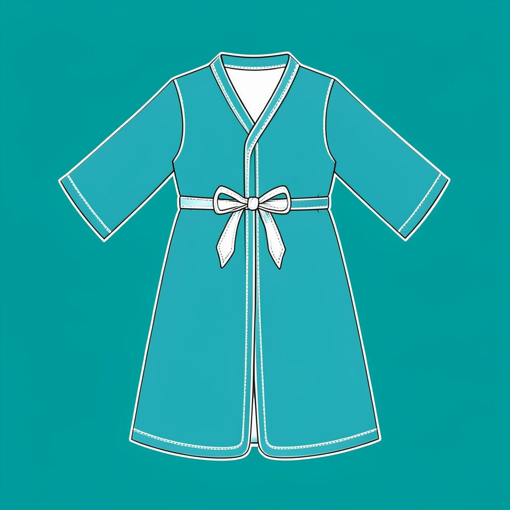 Two children's robes in soft cotton flannel hanging side by side — one in a playful star print, the other in a cosy plaid, both with shawl collars and tie belts.